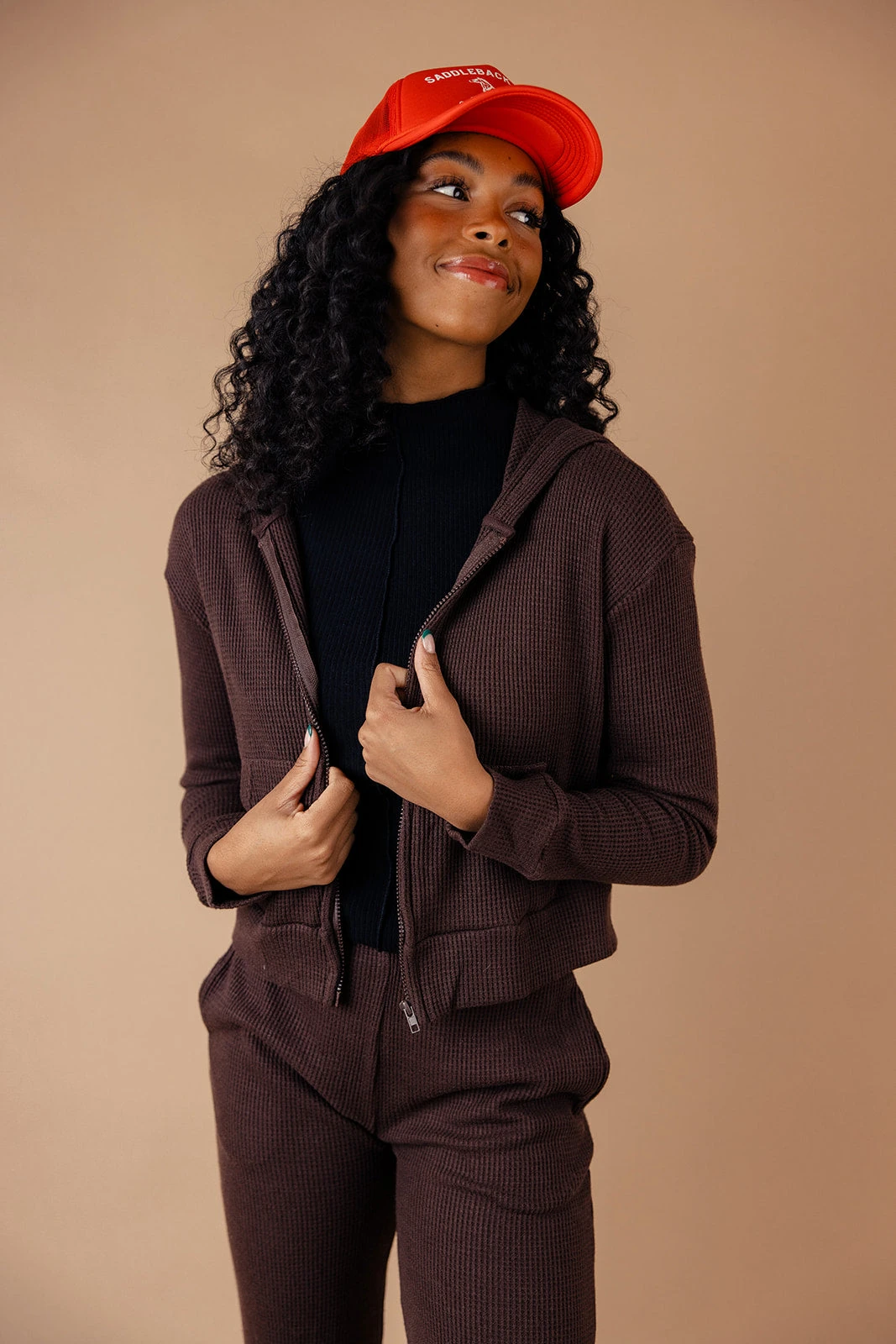 Elain Classic Waffle Jacket - Image 3