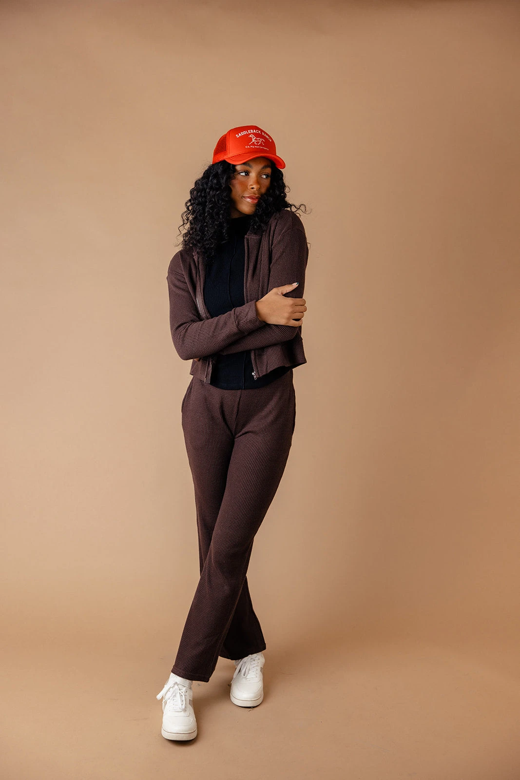 Elain Flare Waffle Pants - Image 2