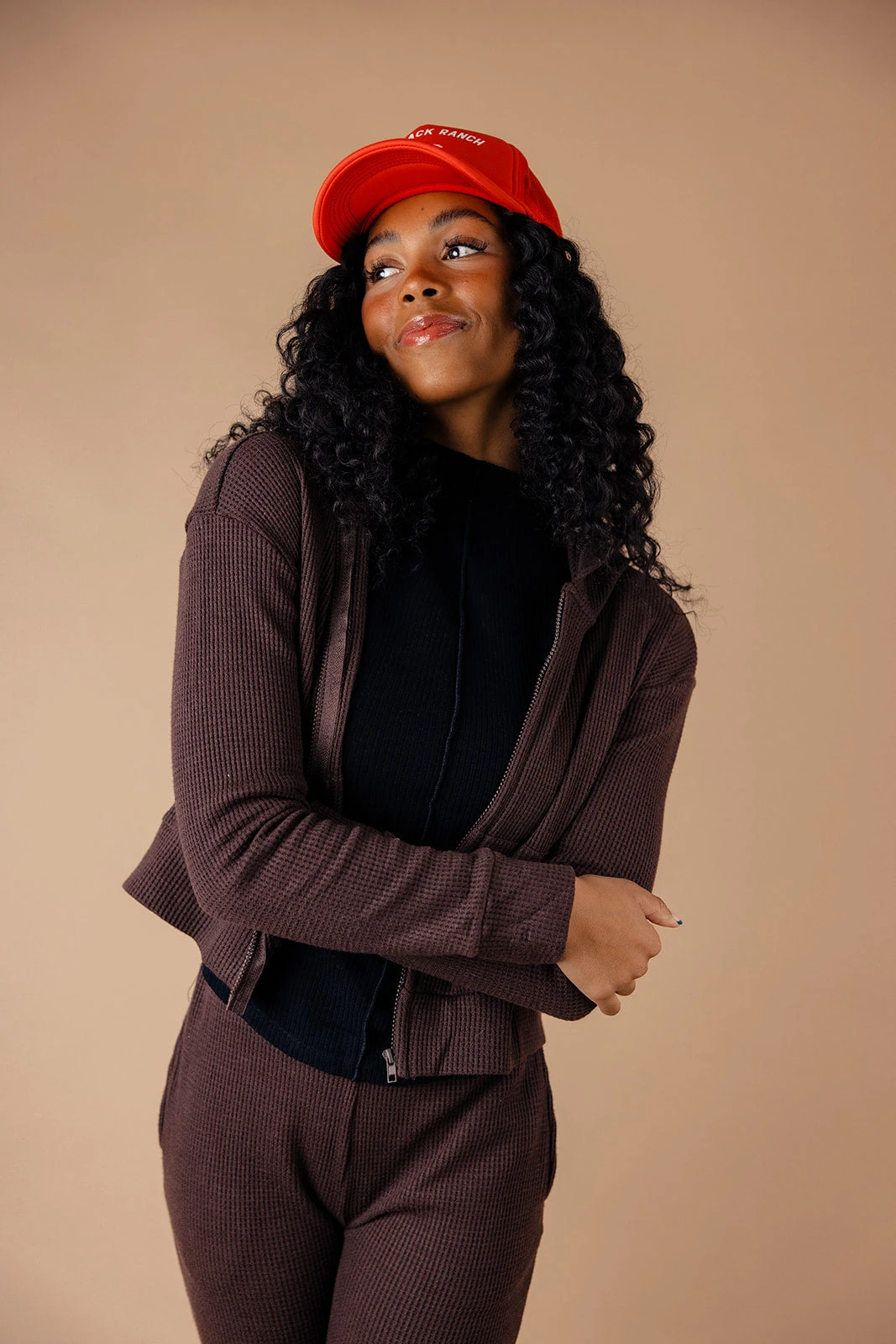 Elain Classic Waffle Jacket - Image 2