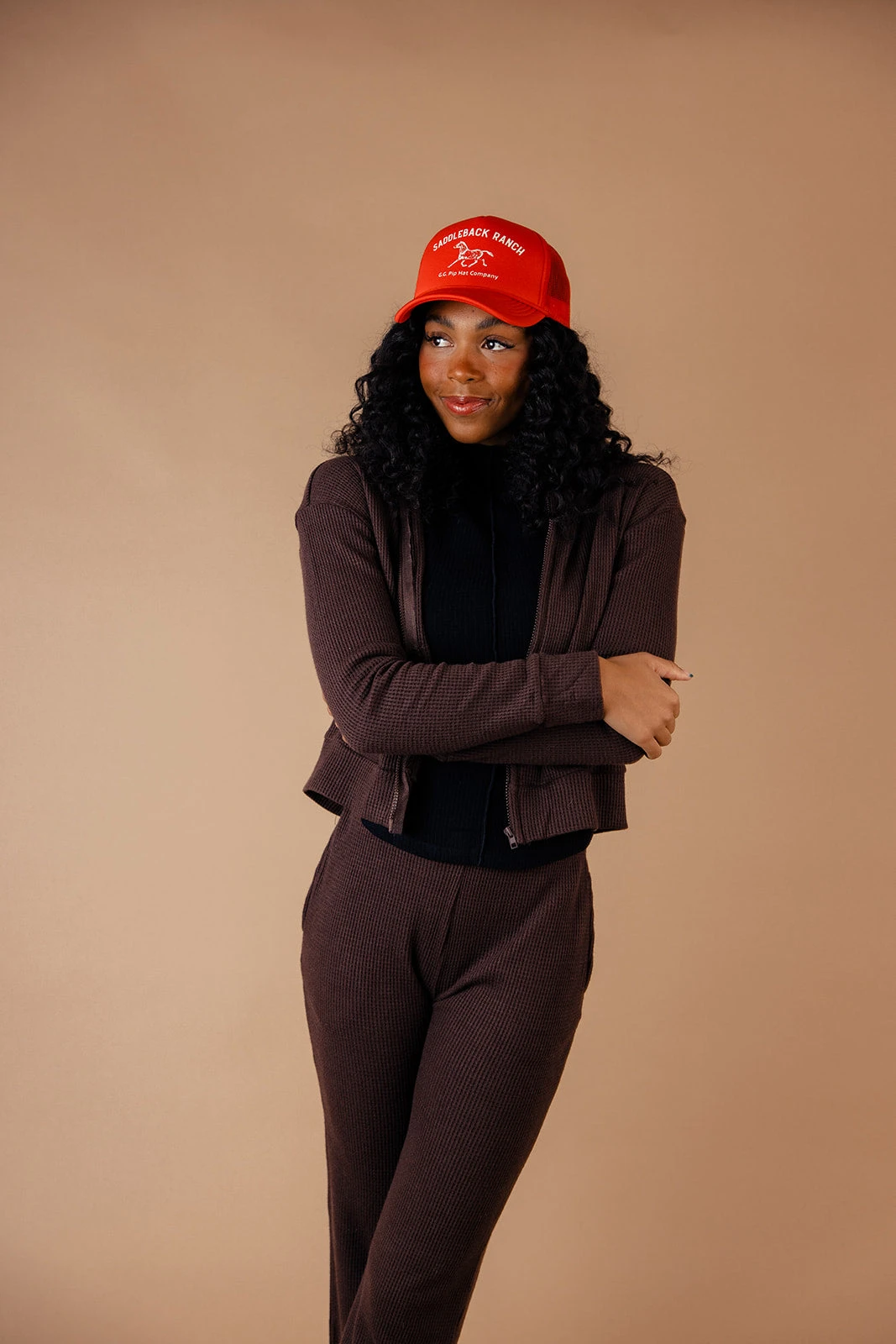 Elain Classic Waffle Jacket - Image 7