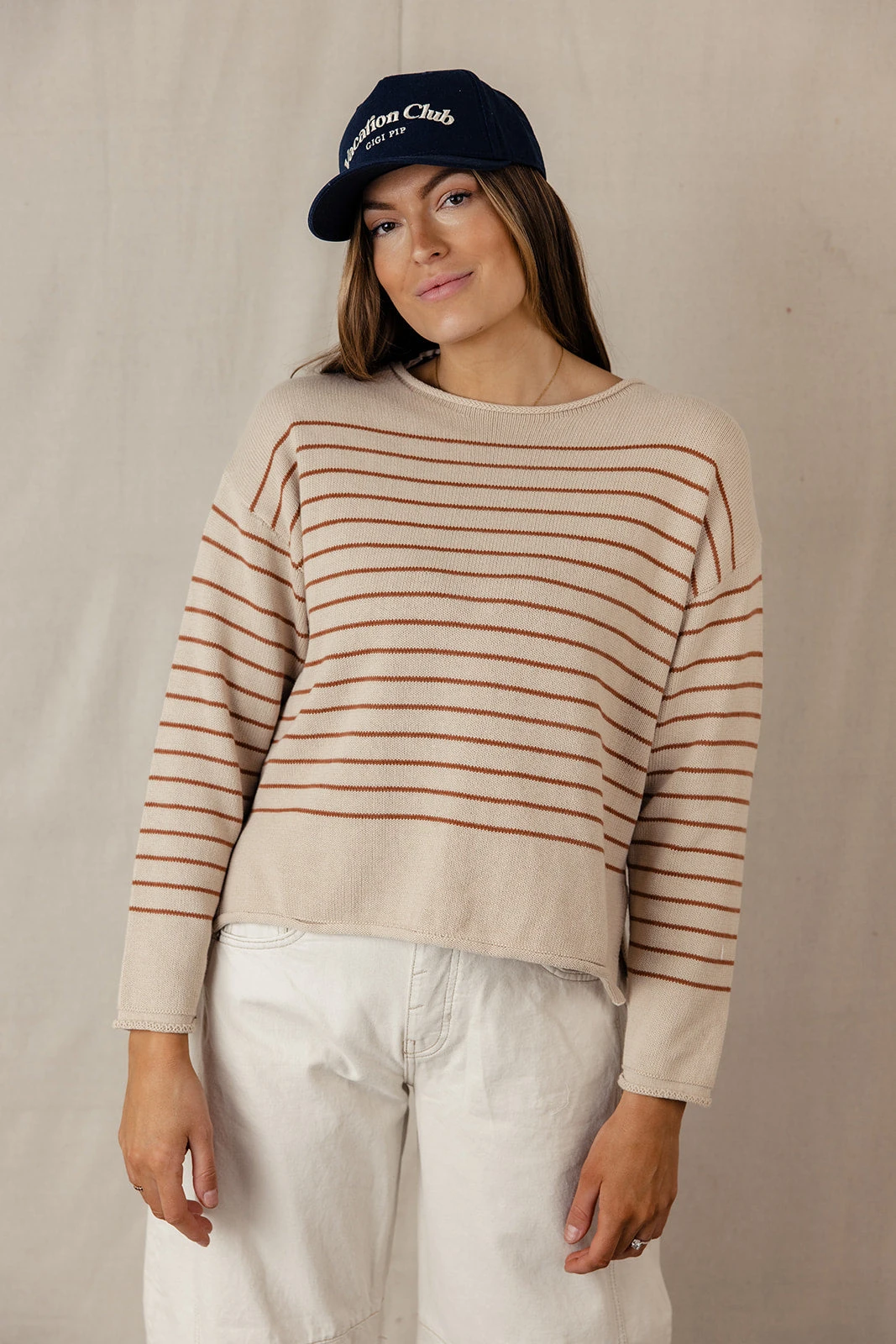 Ladder To The Stars Striped Sweater - Image 4