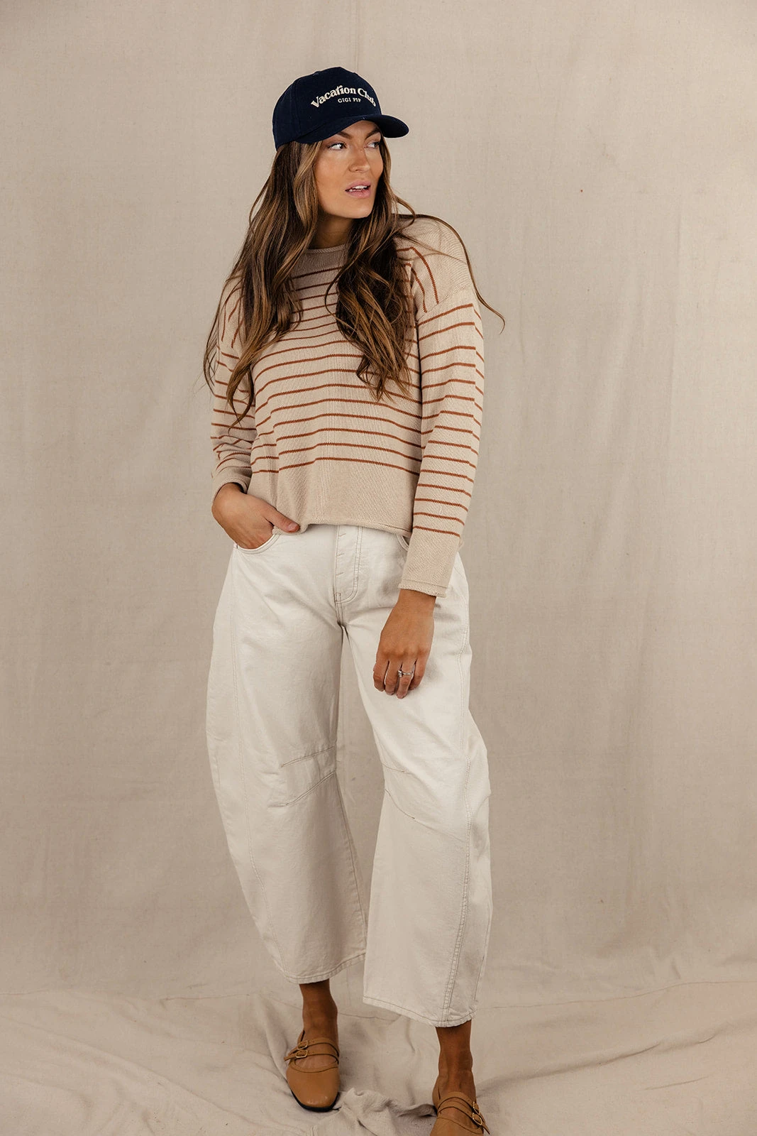 Ladder To The Stars Striped Sweater