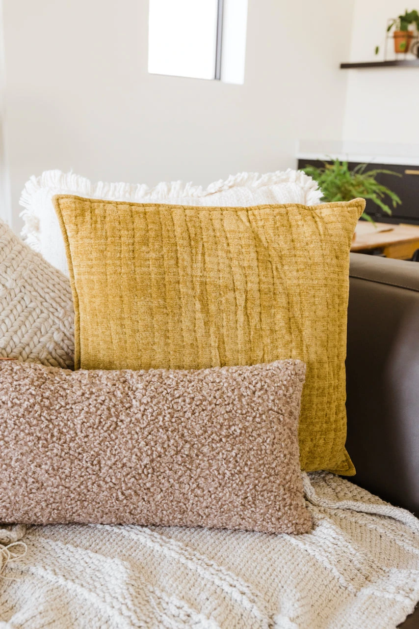 So Fresh Quilted Chenille Pillow - Image 3