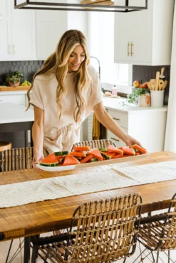 Avril Paulownia Long Oval Tray