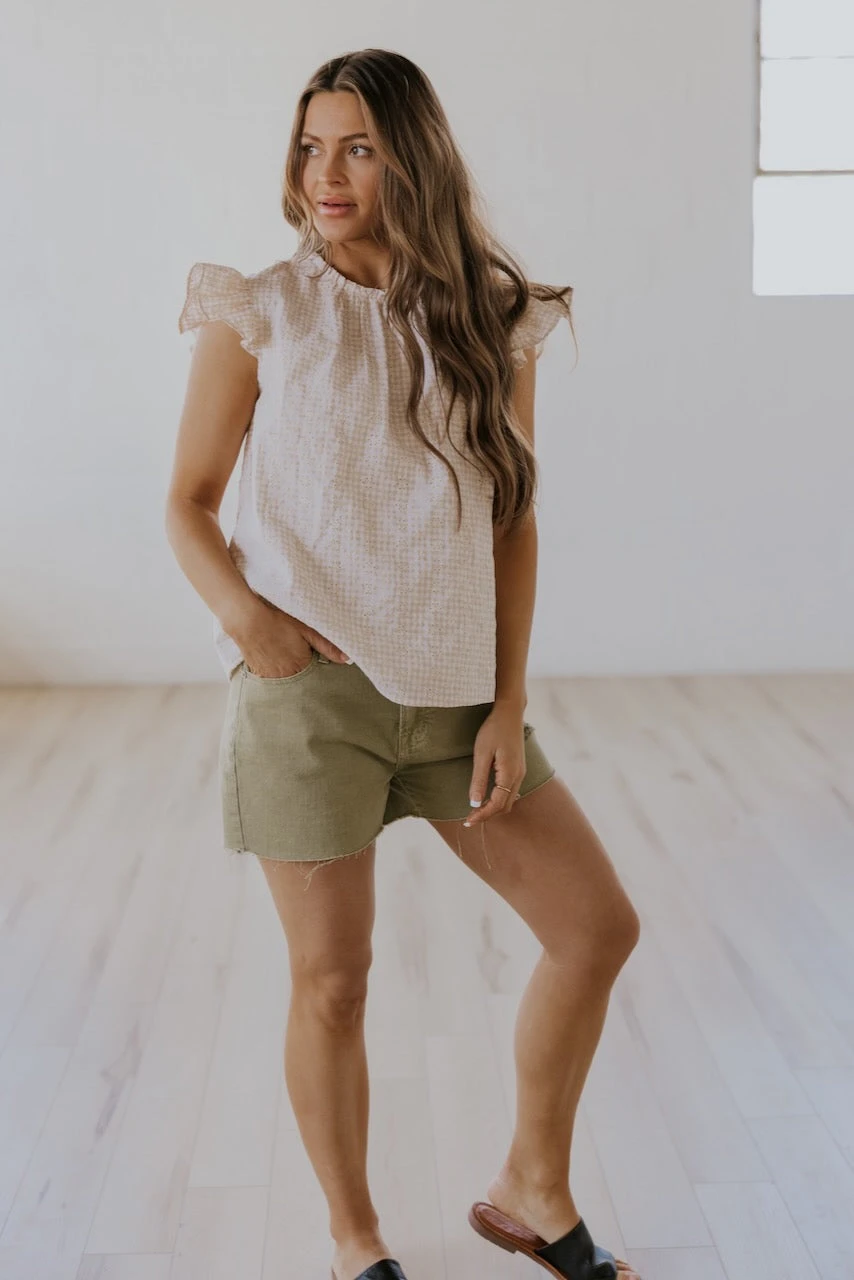 Break Free Flutter Sleeve Blouse - Image 6