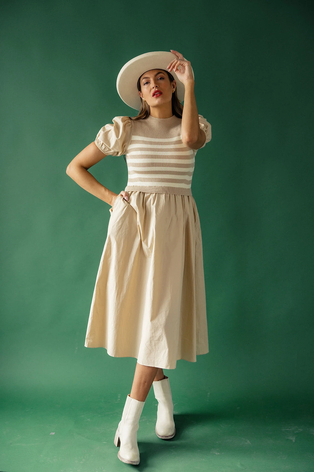 All My Loving Puff Sleeve Dress - Image 3