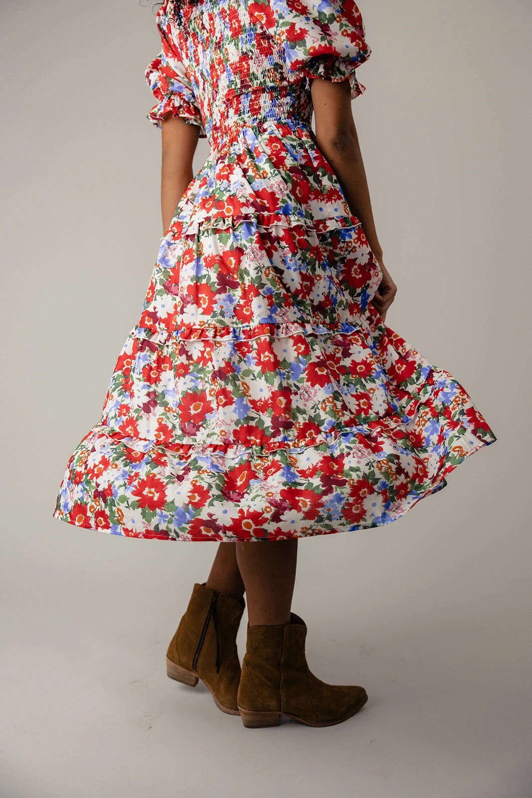 Kaleidoscope Heart Square Neck Midi - Image 2