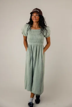 Stars And Butterflies Smocked Midi