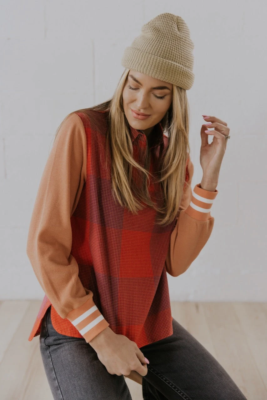 Thinking Out Loud Collared Top - Image 2