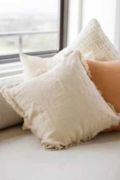 Fickle Heart Fringe Pillow