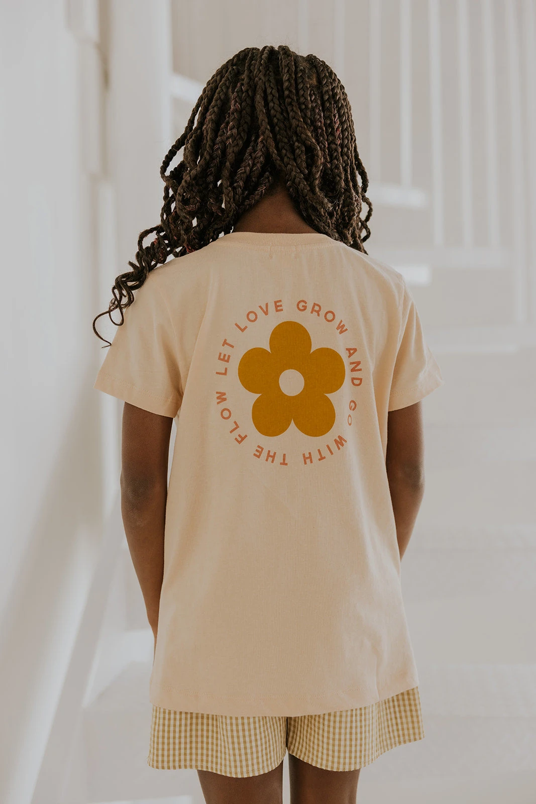 Let Love Grow And Go With The Flow Graphic Tee - Image 4