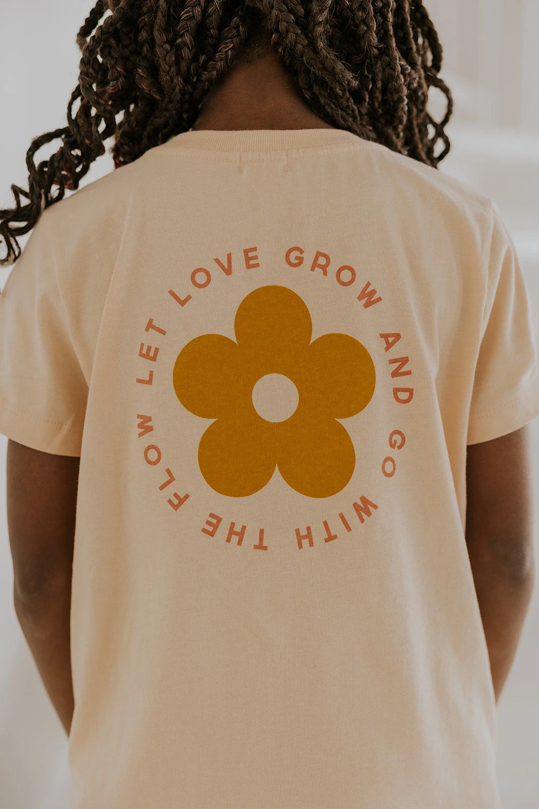 Let Love Grow And Go With The Flow Graphic Tee - Image 2