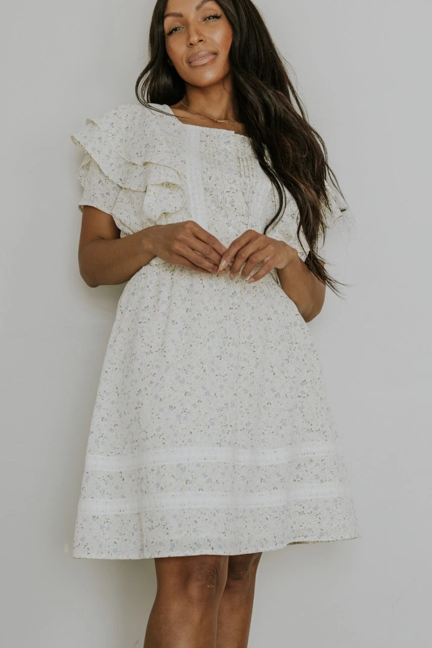 SALT Liliane Lace Trim Detail Skirt - Image 5