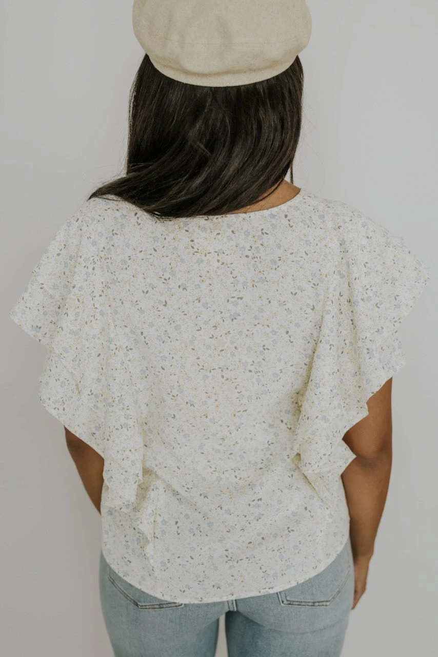SALT Liliane Lace Trim Detail Blouse - Image 7