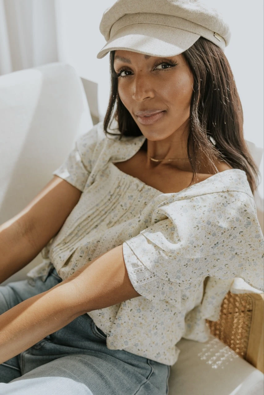 SALT Liliane Lace Trim Detail Blouse - Image 10