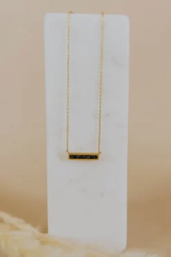 The Dark Side Bar Necklace