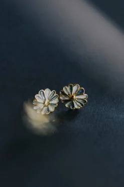ROOLEE Something Blue Daisy Earrings