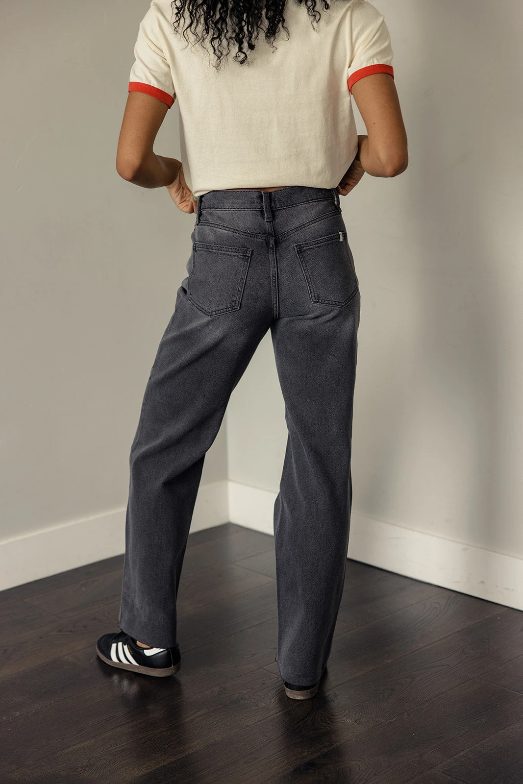 Sabine High Rise Wide Leg Jeans - Image 4