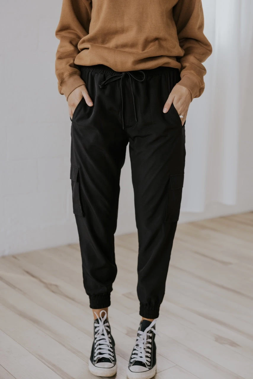 Bewitched Tie Waist Joggers - Image 4