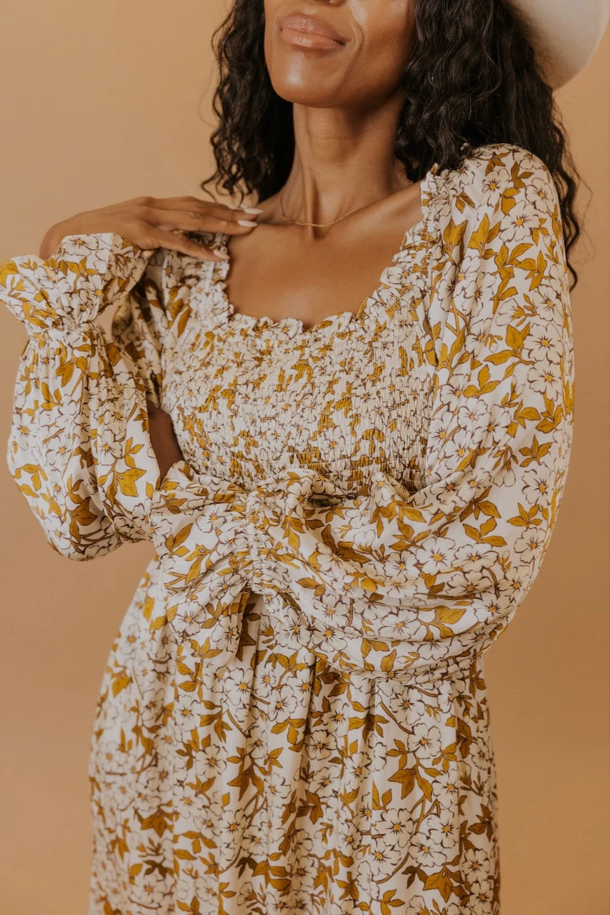 SALT Caledonia Smocked Floral Dress - Image 7