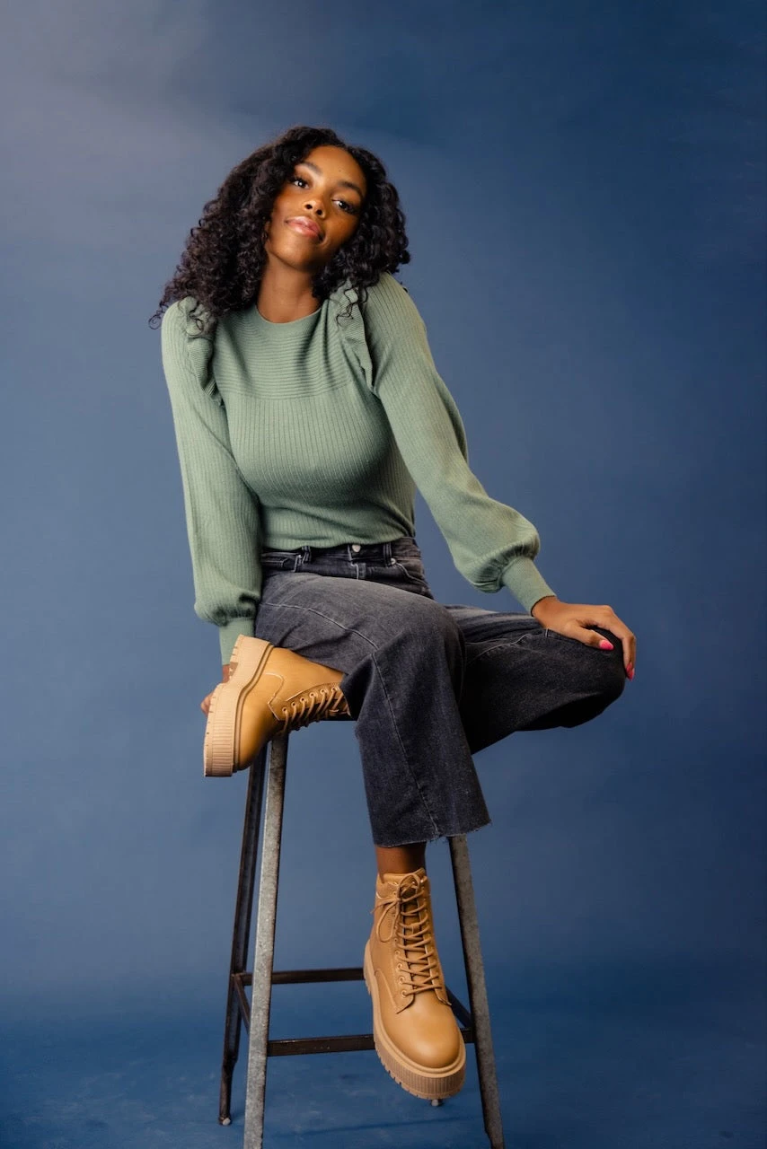 Meant To Be Ruffle Sweater - Image 8