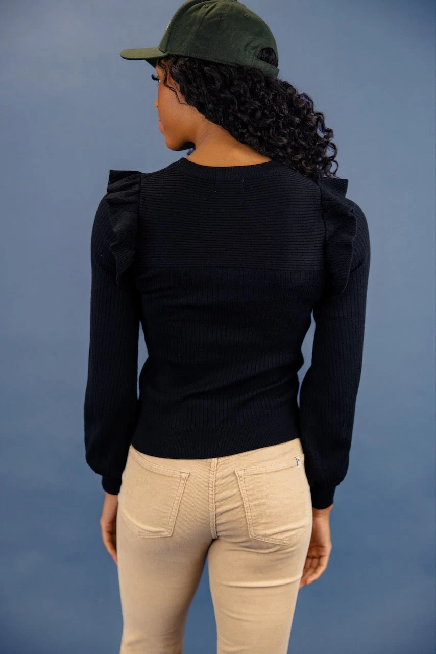 Meant To Be Ruffle Sweater - Image 4