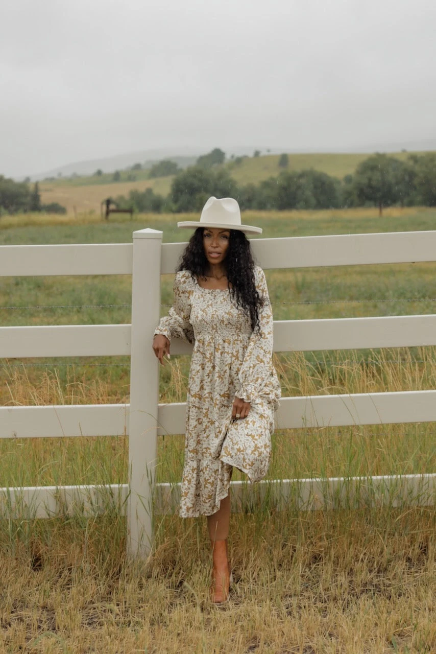 SALT Caledonia Smocked Floral Dress - Image 2