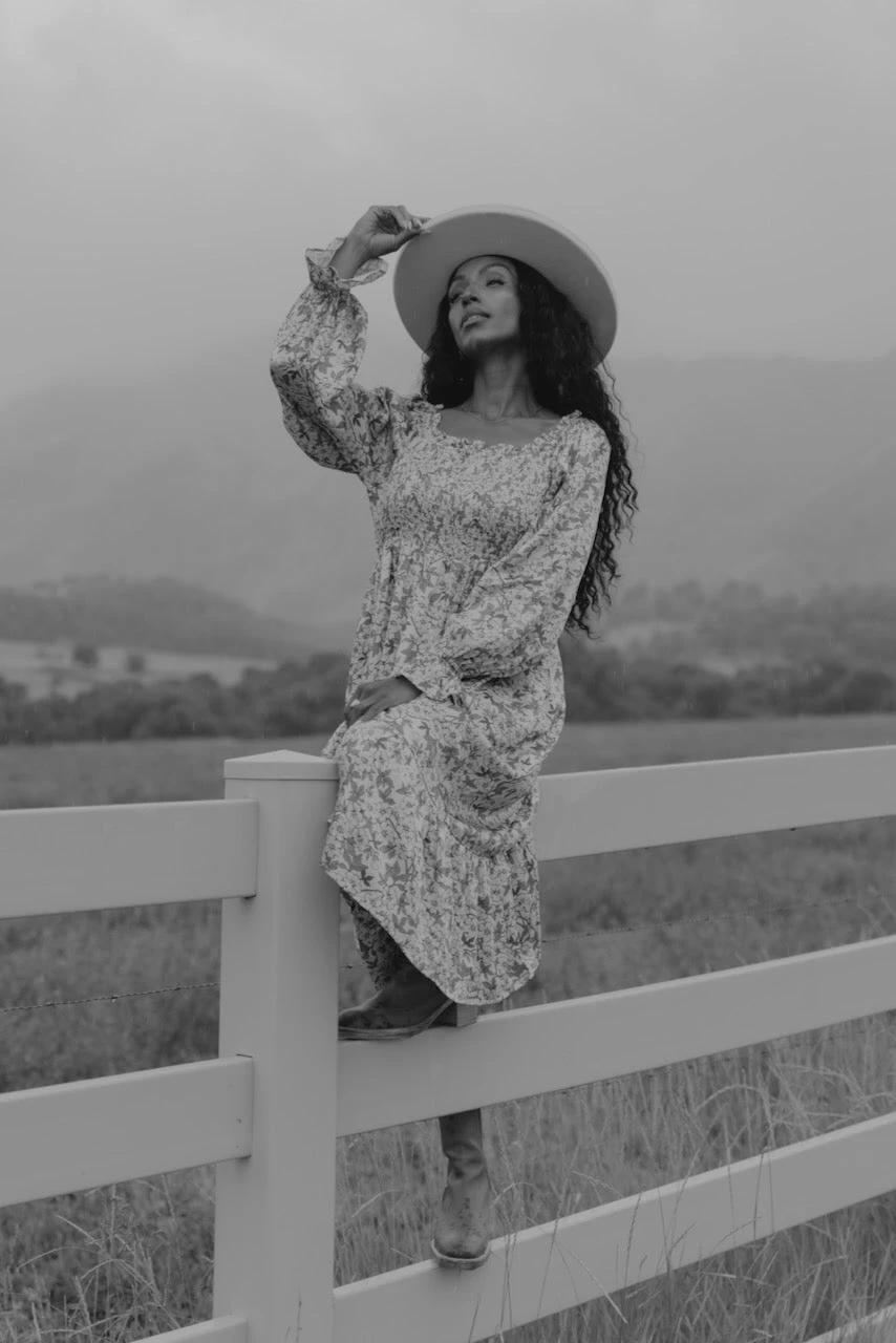 SALT Caledonia Smocked Floral Dress - Image 3