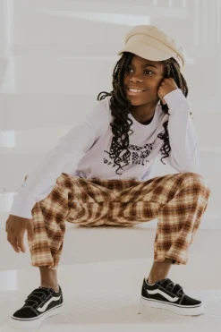 Vans Kids Center Chest Long Sleeve BFF Tee