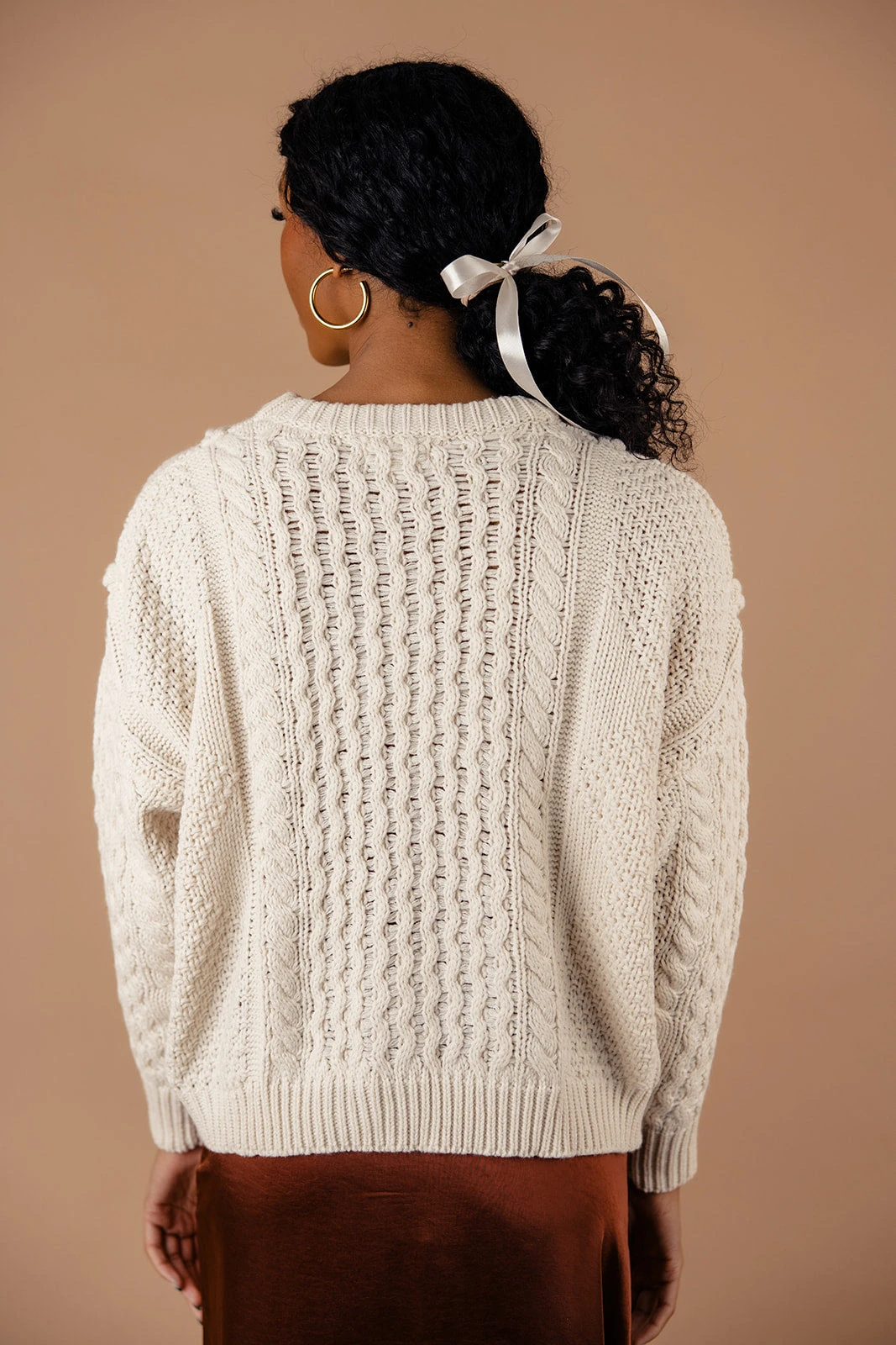 The Marin Cable Knit Sweater - Image 7