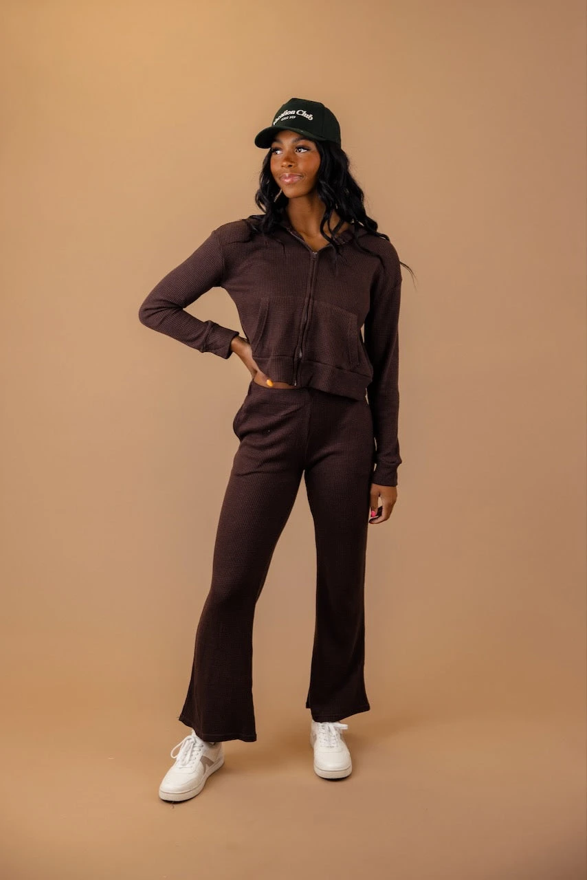 Elain Flare Waffle Pants - Image 7