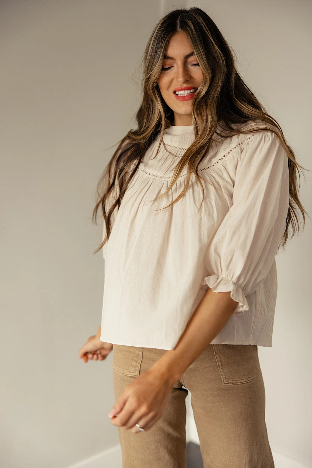 Esther Ruffle Detail Blouse - Image 7