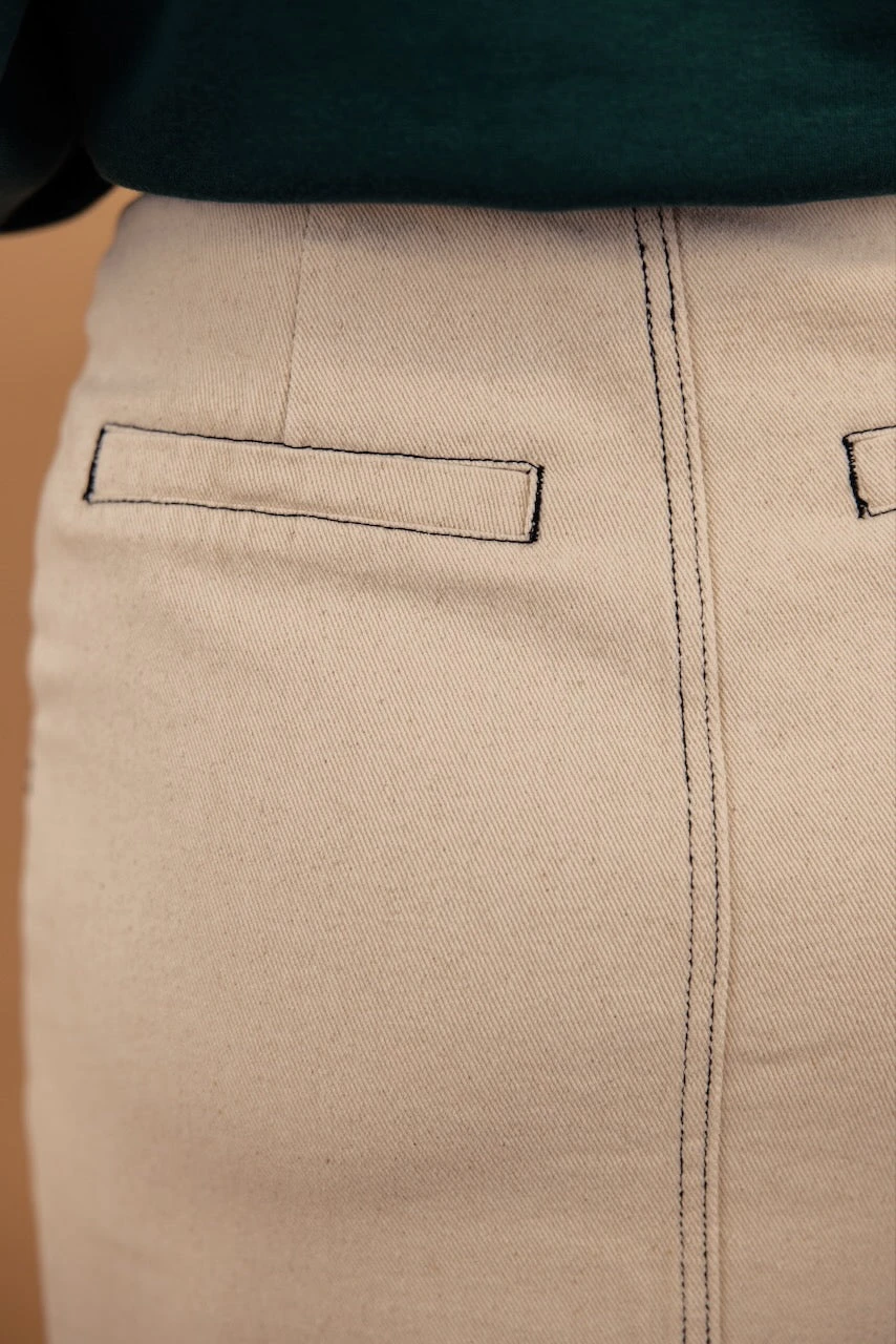 Sit Next To Me Denim Skirt - Image 9