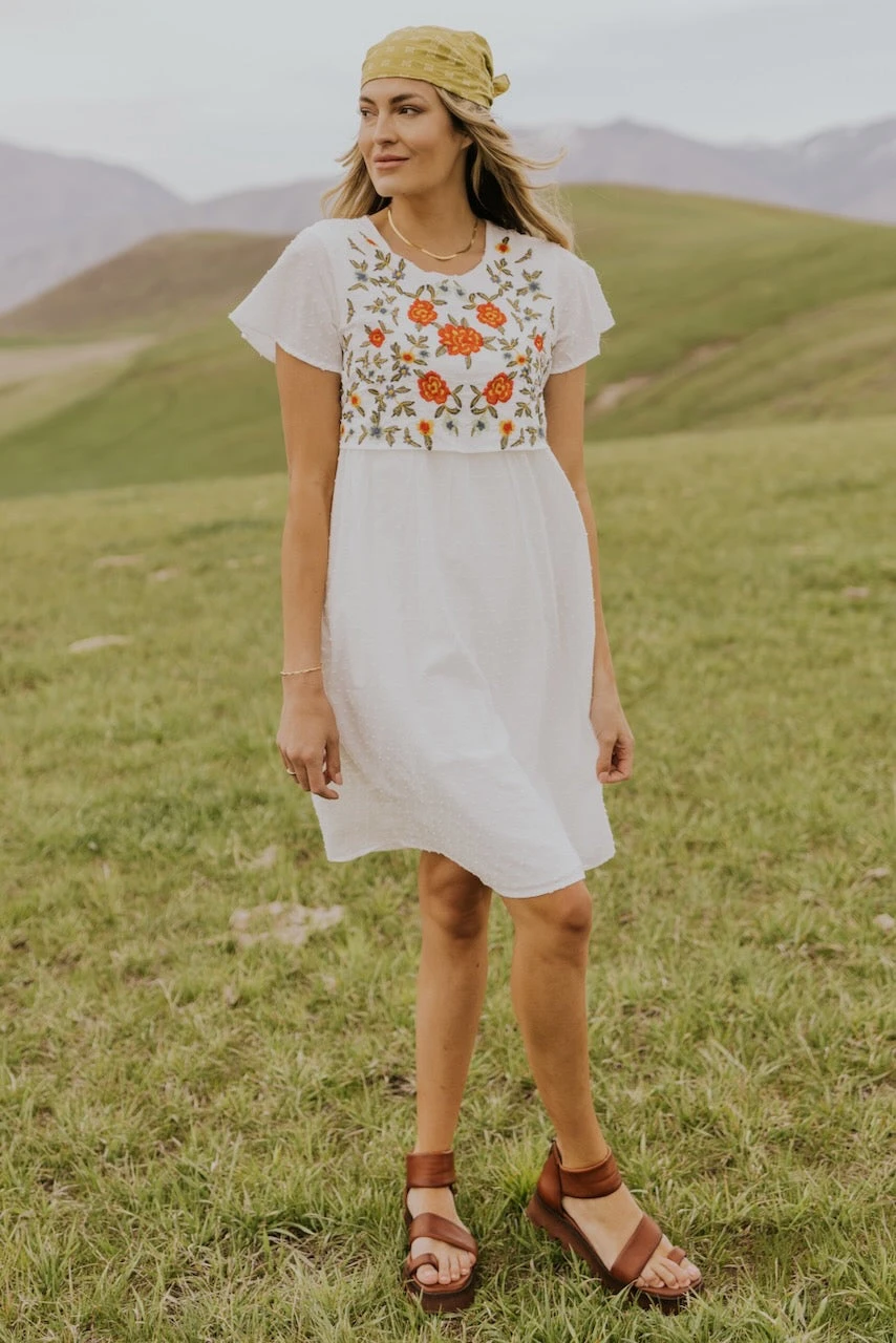 Saturday Sun Embroidered Dress - Image 6