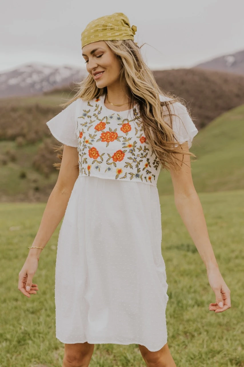 Saturday Sun Embroidered Dress - Image 4