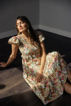 All You Need Is Love Flutter Sleeve Dress