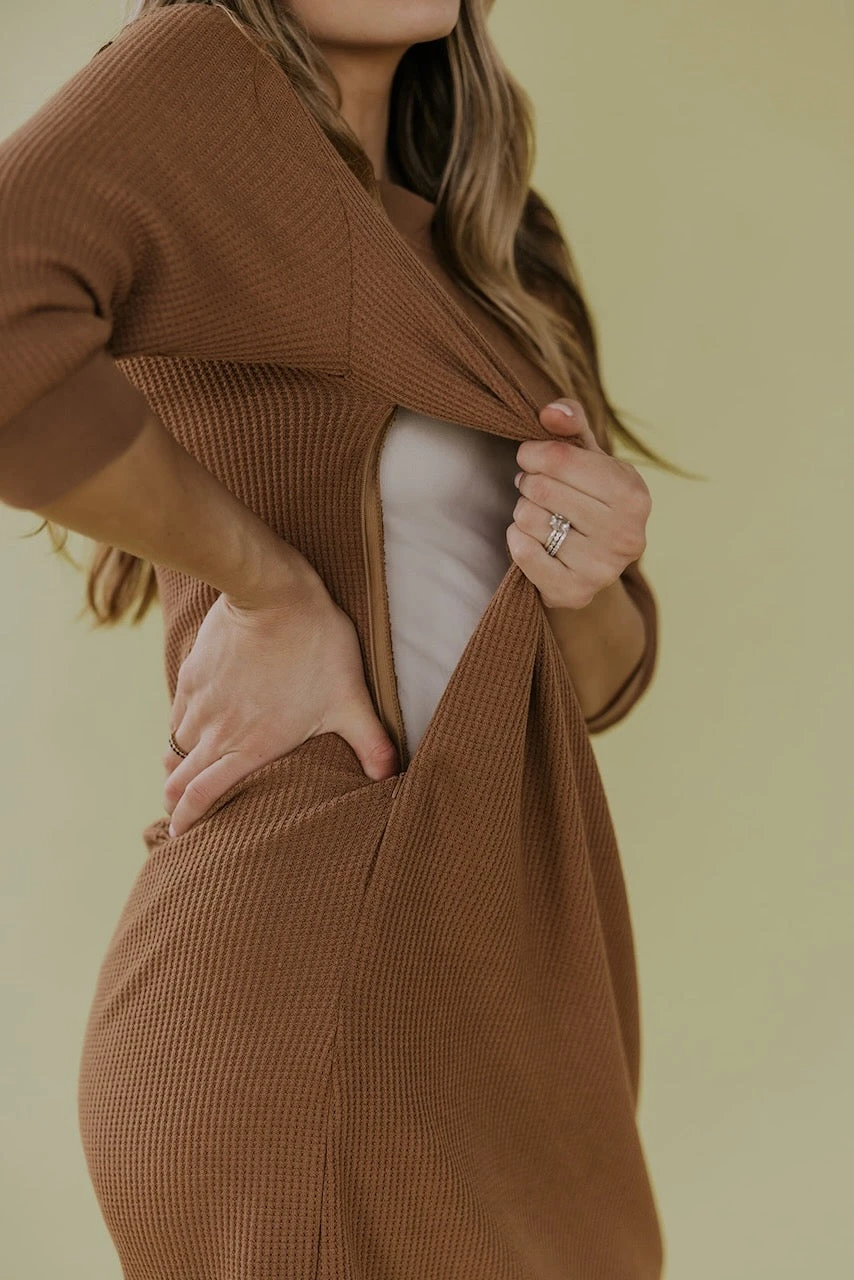 Wynonna Waffle Knit MOM Dress - Image 5