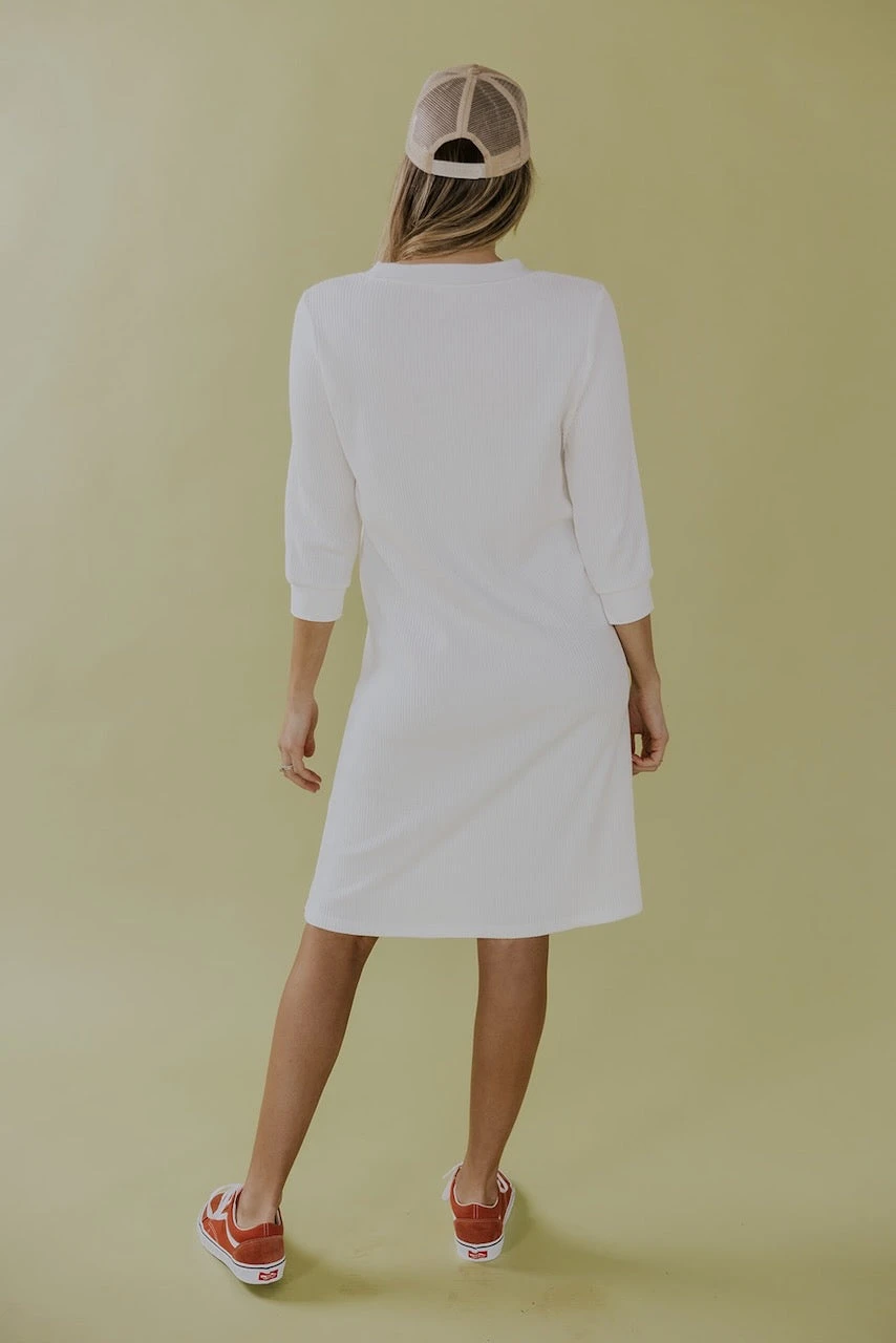 Wynonna Waffle Knit MOM Dress - Image 10