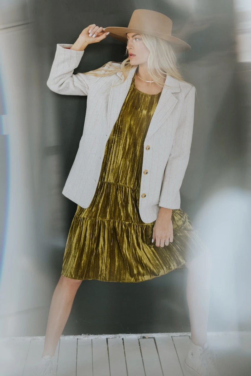 SALT Roxboro Pinstripe Classic Blazer - Image 7