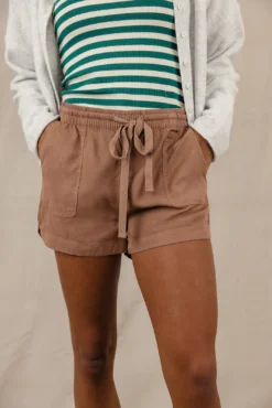 Be Cool Bodhi Tie Waist Shorts