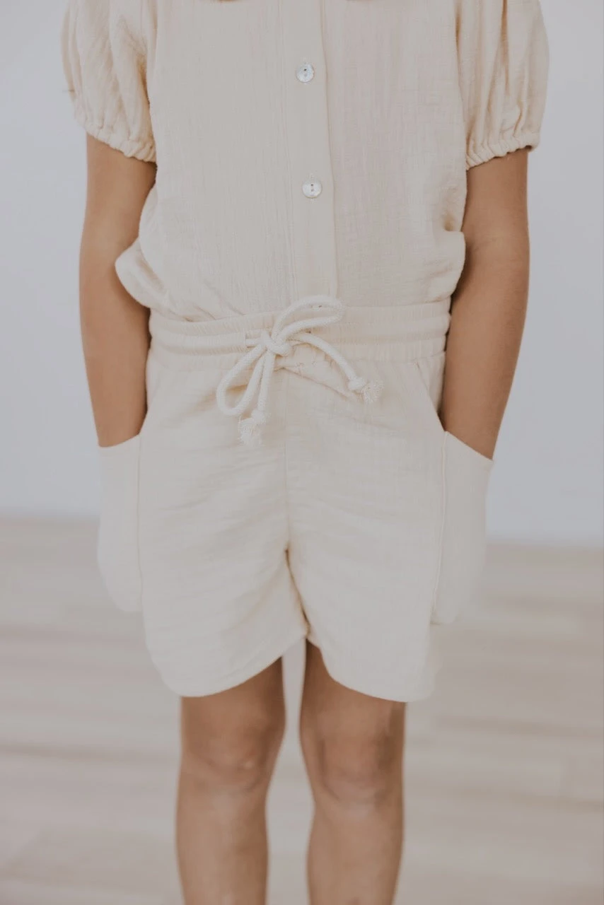 For Real Life Tie Waist Shorts - Image 3