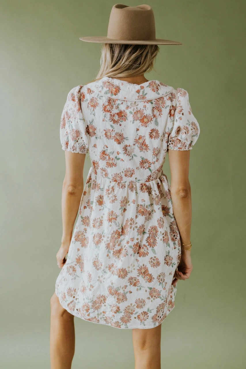 SALT Larchmont Chelsea Collar Eyelet Dress - Image 5