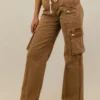 Colton High Rise Cargo Straight Pants