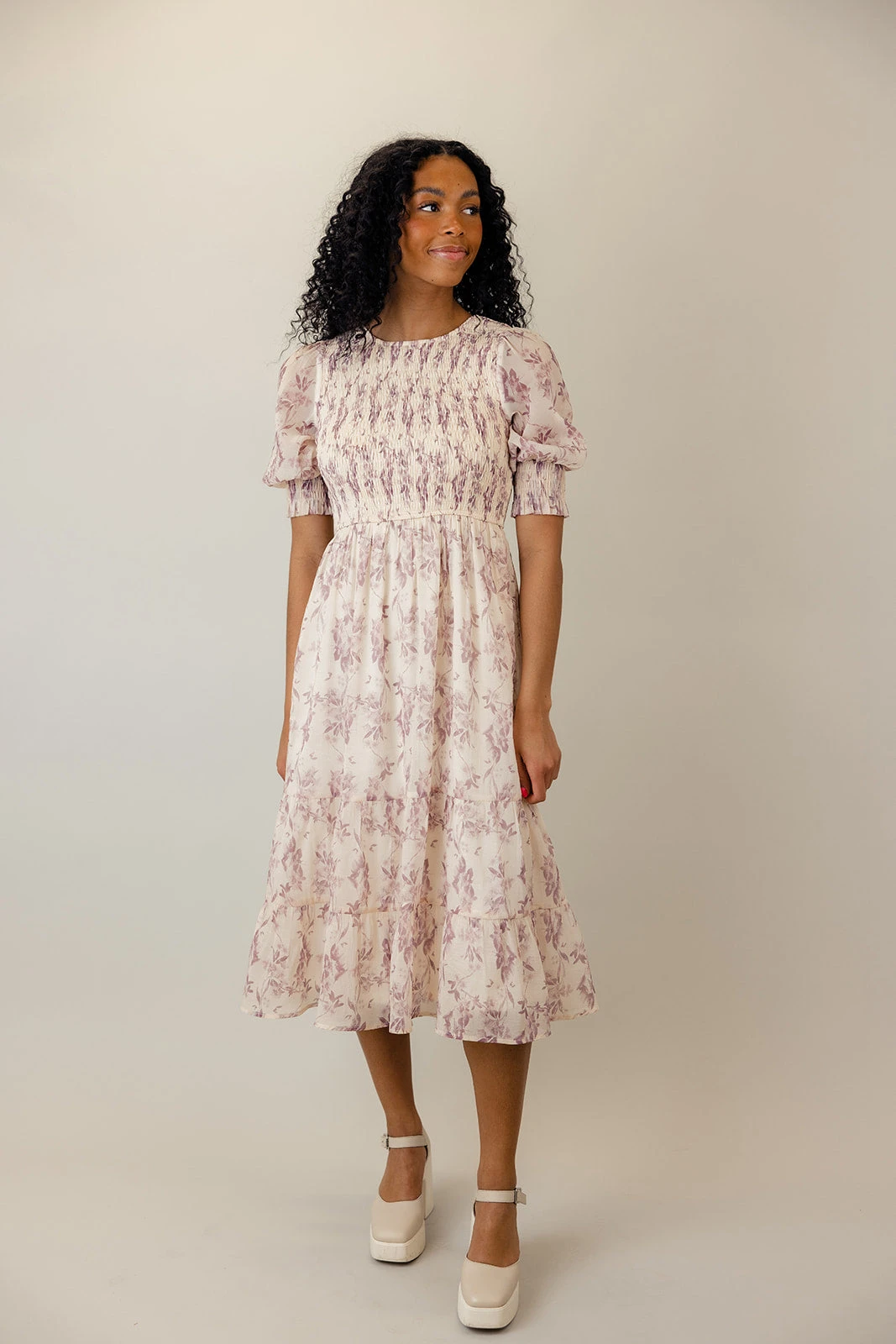 Fairytale Bliss Floral Dress - Image 4