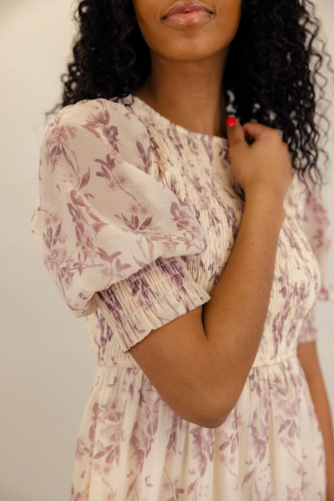 Fairytale Bliss Floral Dress - Image 7