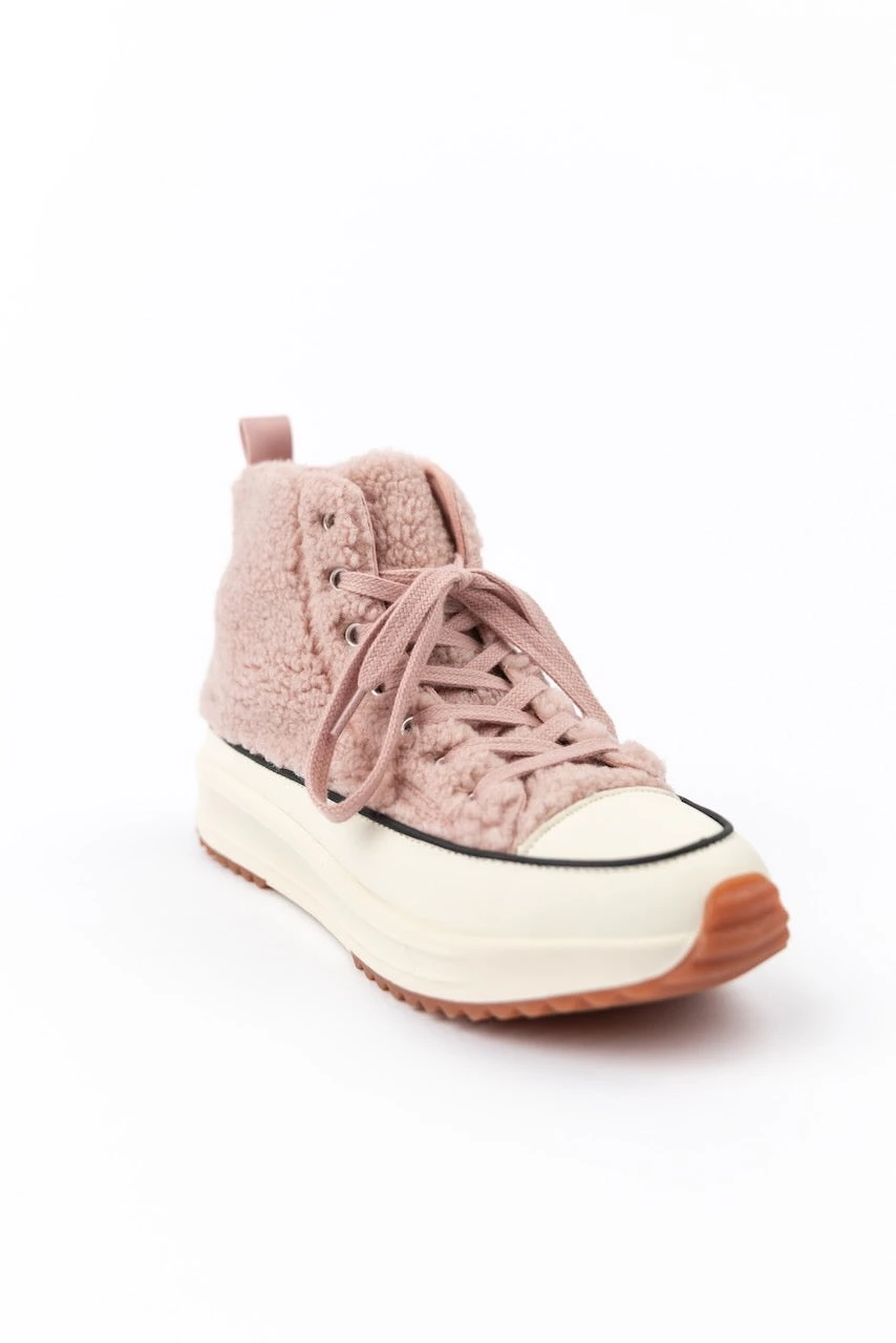 Aubrey Sherpa High Top Platform Sneakers - Image 7