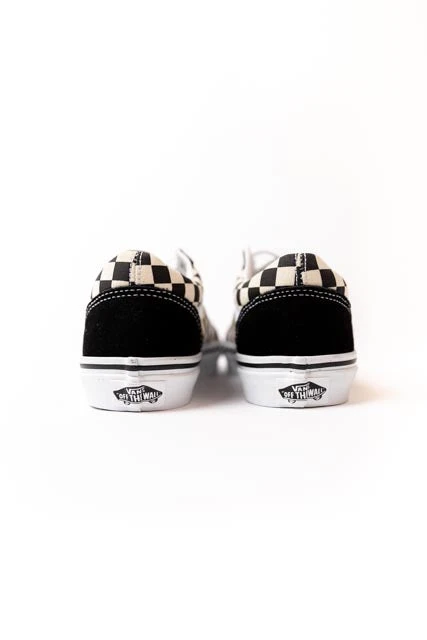Kids Old Skool Checkered Vans - Image 4