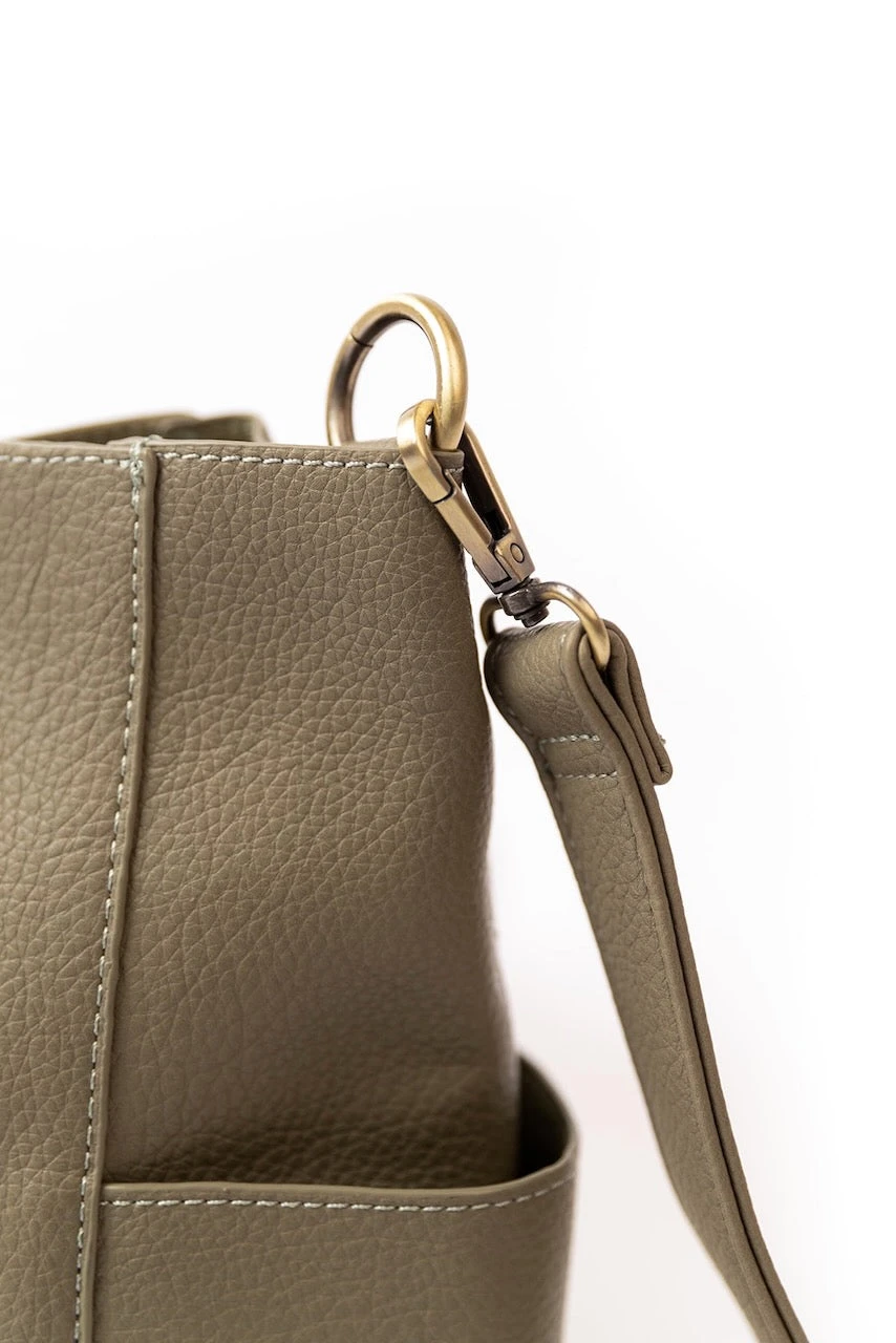Kayleigh Side Pocket Bucket Bag - Image 6
