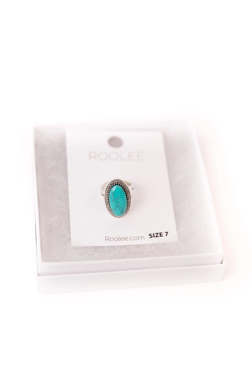 ROOLEE Silver Linings Turquoise Ring - Image 2