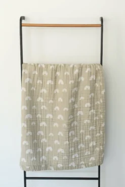 Sand Rainbow Muslin Quilt